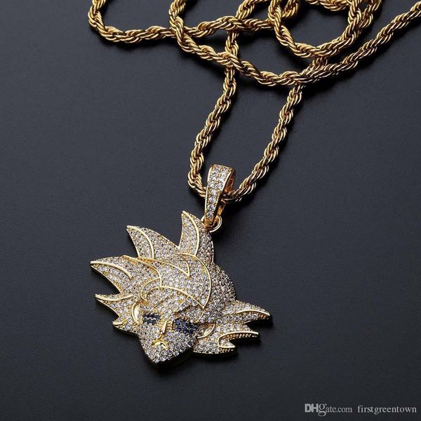 seven dragon pearl monkey king personal head drop zircon-studded gold-silver hip-hop necklace selling in europe and america
seven dragon pearl monkey king personal head drop zircon-studded gold-silver hip-hop necklace selling in europe and america