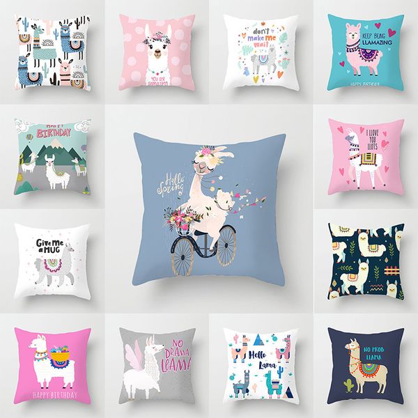 lychee life cartoon alpaca print pillowcase polyester decorative pillow cover square 45x45cm home office pillow cases
lychee life cartoon alpaca print pillowcase polyester decorative pillow cover square 45x45cm home office pillow cases