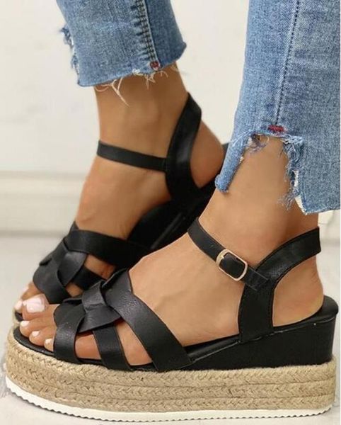 2020 new women's sandals ladies summer hollow out wedge buckle sandals casual shoes female soft beach sandalias size 35-43
2020 new women's sandals ladies summer hollow out wedge buckle sandals casual shoes female soft beach sandalias size 35-43