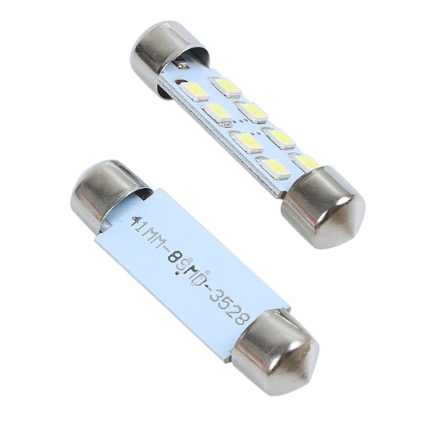 10 x 41 mm 8 - smd 1210 torpedo white led e light bulb 211 - 2 212 2 
10 x 41 mm 8 - smd 1210 torpedo white led e light bulb 211 - 2 212 2