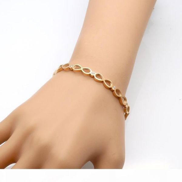 pop high uspecial 2019 selling new simple fashion titanium steel diamond hollow 8 word bracelet ing, Black
pop high uspecial 2019 selling new simple fashion titanium steel diamond hollow 8 word bracelet ing, Black