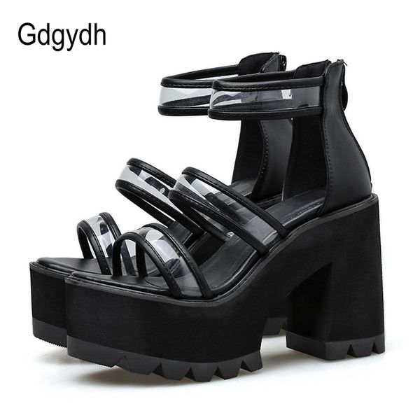 dress shoes gdgydh drop 2021 summer pvc sandals platform women chunky heel outside feet back zipper high quality, Black
dress shoes gdgydh drop 2021 summer pvc sandals platform women chunky heel outside feet back zipper high quality, Black