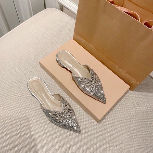 summer genuine leather female mules slides high heel outdoor glitter rhinestone decor women slipper, Black
summer genuine leather female mules slides high heel outdoor glitter rhinestone decor women slipper, Black