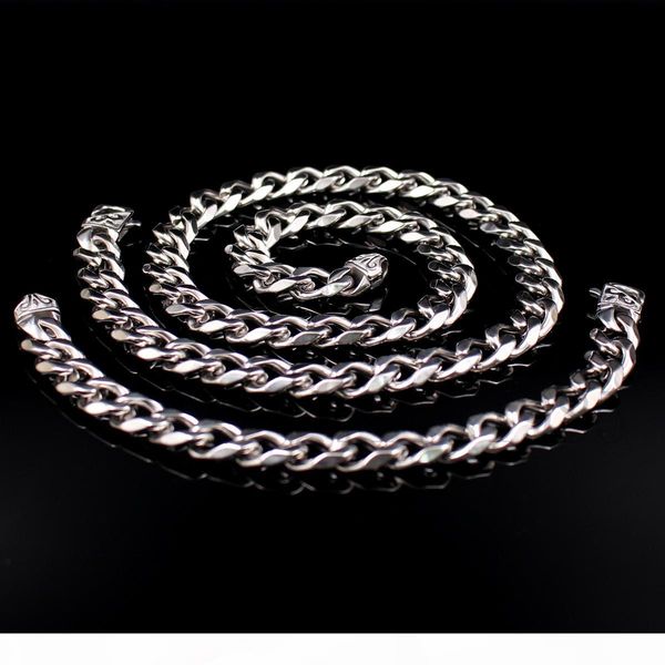 s.steel finish heavy 15mm miami cuban link chain necklace bracelet various set, Silver
s.steel finish heavy 15mm miami cuban link chain necklace bracelet various set, Silver