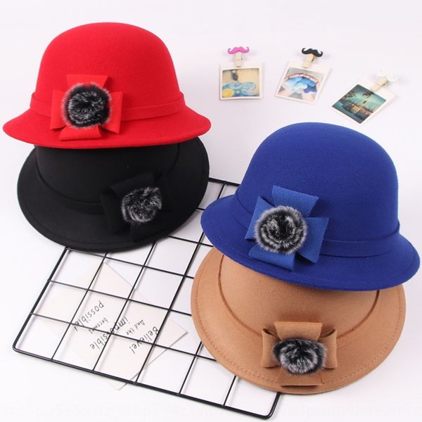 ajfjw korean style children's woolen parent-child rabbit fur ball bow fisherman travel basin fashionable bucket bucket woolen fisherman, Yellow
ajfjw korean style children's woolen parent-child rabbit fur ball bow fisherman travel basin fashionable bucket bucket woolen fisherman, Yellow