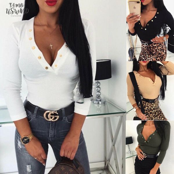 brand new women long sleeve deep v neck long sleeve sweatshirt female autumn winter casual jumper ladies t shirt, White
brand new women long sleeve deep v neck long sleeve sweatshirt female autumn winter casual jumper ladies t shirt, White