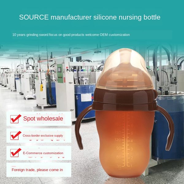 oem guangkou silicone baby rice paste milk bottle nano silver silicone milk bottle oem
oem guangkou silicone baby rice paste milk bottle nano silver silicone milk bottle oem