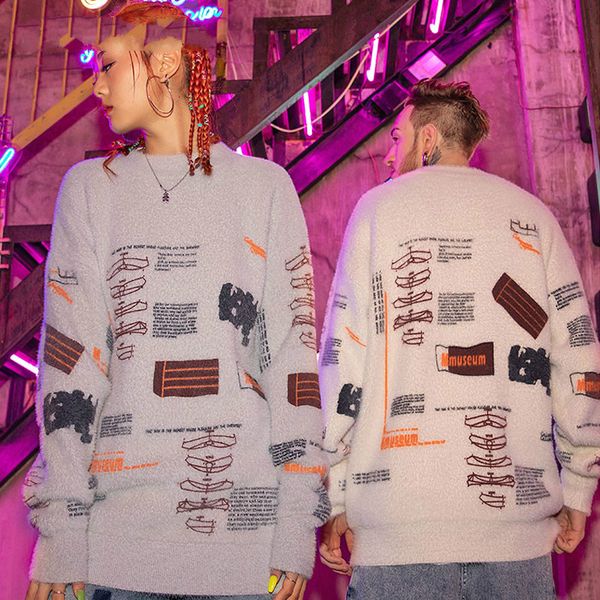 2020 fashion graffiti knitted pullover jumper sweaters streetwear hip hop casual long sleeve turtleneck knitwear sweater men top, White;black
2020 fashion graffiti knitted pullover jumper sweaters streetwear hip hop casual long sleeve turtleneck knitwear sweater men top, White;black