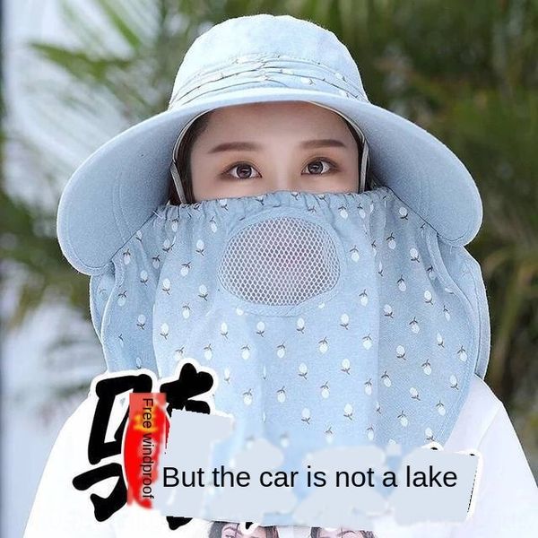 hvbds women's sunshade large edge sunscreen uv-proof beach outdoor breathable cycling protective protective sun hat bicycle sunshade ha, Blue;gray
hvbds women's sunshade large edge sunscreen uv-proof beach outdoor breathable cycling protective protective sun hat bicycle sunshade ha, Blue;gray