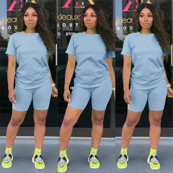 new women clothes set casual tracksuit short sleeve brand woman 2pcs short clothing t-shirt luxury biker shorts sportswear swimsuit, Gray
new women clothes set casual tracksuit short sleeve brand woman 2pcs short clothing t-shirt luxury biker shorts sportswear swimsuit, Gray