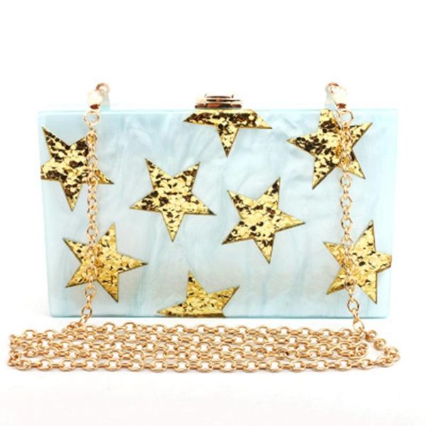 new five-pointed star evening bag sweet lady shoulder diagonal five-pointed star dinner bag acrylic sequins ladies clutch
new five-pointed star evening bag sweet lady shoulder diagonal five-pointed star dinner bag acrylic sequins ladies clutch