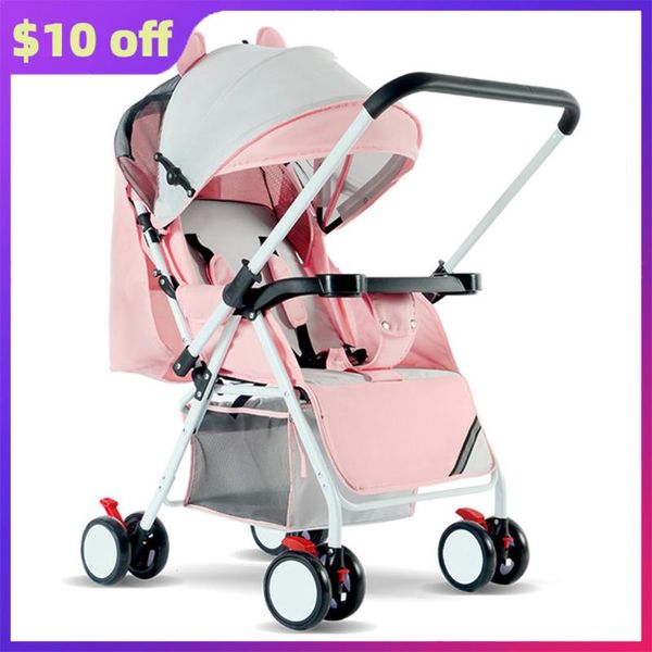 2020 Baby Light Stroller High Landview Baby Strollers Infant Pushchair Lying Traveling 6 Gifts For Children Collapsible Airplane
