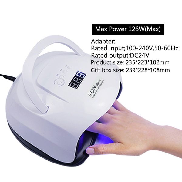 nail dryers dryer 126w uv led lamp for curing all gel polish portable manicure salon art tools 42pcs leds fast dry
nail dryers dryer 126w uv led lamp for curing all gel polish portable manicure salon art tools 42pcs leds fast dry
