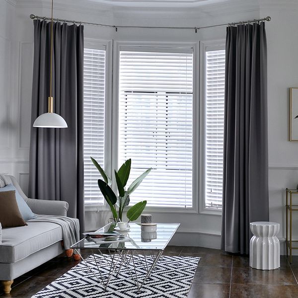 single panels solid blackout curtains for bedroom modern living room decoration polyester kitchen curtains short
single panels solid blackout curtains for bedroom modern living room decoration polyester kitchen curtains short