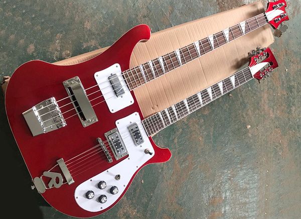 factory wholesale metallic red 4+12 strings double neck ricken electric guitar with white pickguard,rosewood fretboard,can be customized
factory wholesale metallic red 4+12 strings double neck ricken electric guitar with white pickguard,rosewood fretboard,can be customized