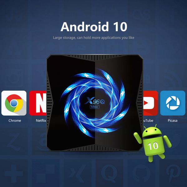 x96q max android 10.0 tv box 4gb 32gb/6gb 2.4g 5g wifi bluetooth allwinner h616 4k 6k 1000m media player
x96q max android 10.0 tv box 4gb 32gb/6gb 2.4g 5g wifi bluetooth allwinner h616 4k 6k 1000m media player