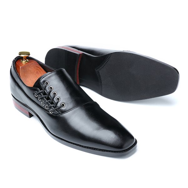 2020 new formal leather dress men shoes brown red black business suit versatile casual shoes male classic flat plus size
2020 new formal leather dress men shoes brown red black business suit versatile casual shoes male classic flat plus size