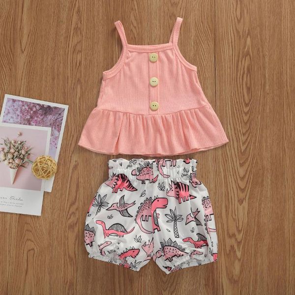 toddler baby girls clothes sets pink sleeveless button vest +animal print shorts 2pcs for 0-4y summer outfits clothes, White
toddler baby girls clothes sets pink sleeveless button vest +animal print shorts 2pcs for 0-4y summer outfits clothes, White