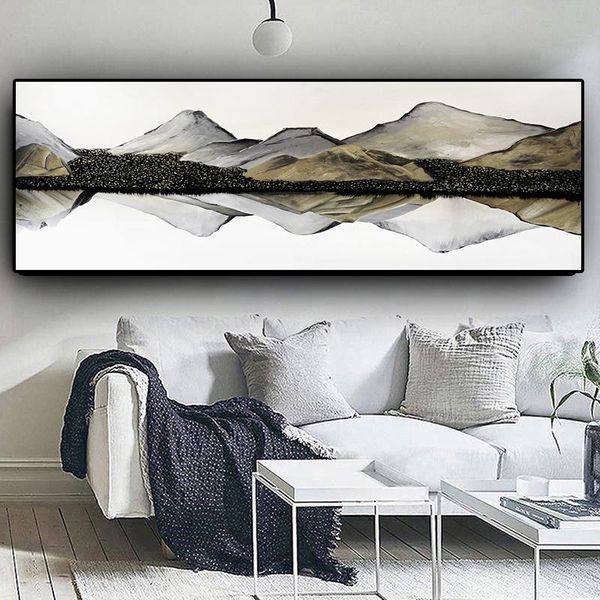 Natural Black and White Mountain Landscape Posters Wall Art Pictures Painting Wall Art for Living Room Home Decor (No Frame)
Natural Black and White Mountain Landscape Posters Wall Art Pictures Painting Wall Art for Living Room Home Decor (No Frame)