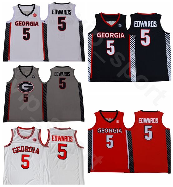 men basketball georgia college jersey anthony edwards 5 university red white navy blue grey home away team all stitched good quality, Black
men basketball georgia college jersey anthony edwards 5 university red white navy blue grey home away team all stitched good quality, Black