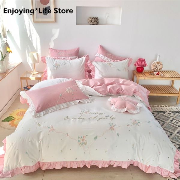 4/7pcs egyptian cotton duvet cover sets king size flowers bedding sets pillowcases embroidery bed cover bed linen
4/7pcs egyptian cotton duvet cover sets king size flowers bedding sets pillowcases embroidery bed cover bed linen