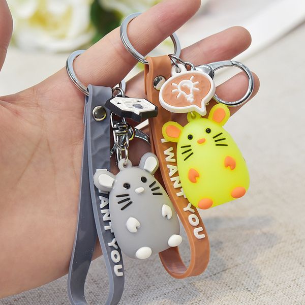 1pc cartoon little mouse key ring keychains for women girl cute zodiac animal fgurine key chain ring diy doll hanging k17, Silver
1pc cartoon little mouse key ring keychains for women girl cute zodiac animal fgurine key chain ring diy doll hanging k17, Silver