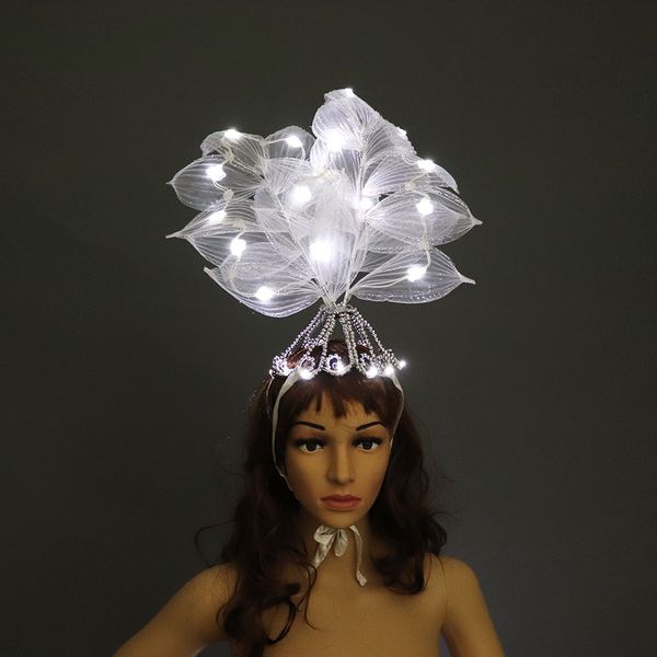 новая мода женщины led светящиеся головки цветка headwear монохромный / цвет светящиеся шпилька rgb платье партии аксессуары, Silver
новая мода женщины led светящиеся головки цветка headwear монохромный / цвет светящиеся шпилька rgb платье партии аксессуары, Silver