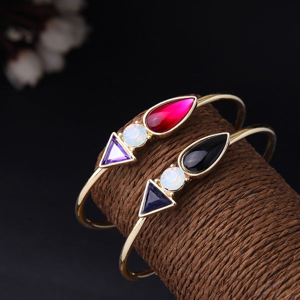 balanbiu women bangle clearance sale retro synthetic stone cuff bracelets new fashion jewelry accessories wholesale, Black
balanbiu women bangle clearance sale retro synthetic stone cuff bracelets new fashion jewelry accessories wholesale, Black