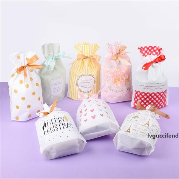 50pcs/lot gold dot white plastic drawstring bag with ribbon candy bags birthday party wedding decor christmas chocolate gift bag
50pcs/lot gold dot white plastic drawstring bag with ribbon candy bags birthday party wedding decor christmas chocolate gift bag