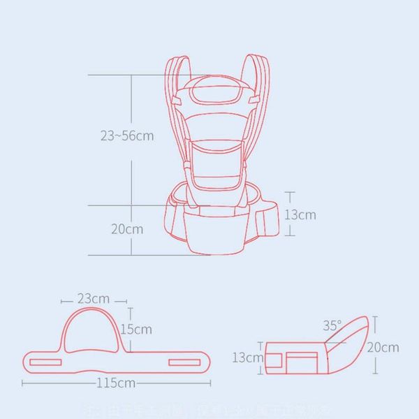 0-48m ergonomic baby carrier infant baby hipseat carrier front facing ergonomic kangaroo wrap sling for travel
0-48m ergonomic baby carrier infant baby hipseat carrier front facing ergonomic kangaroo wrap sling for travel