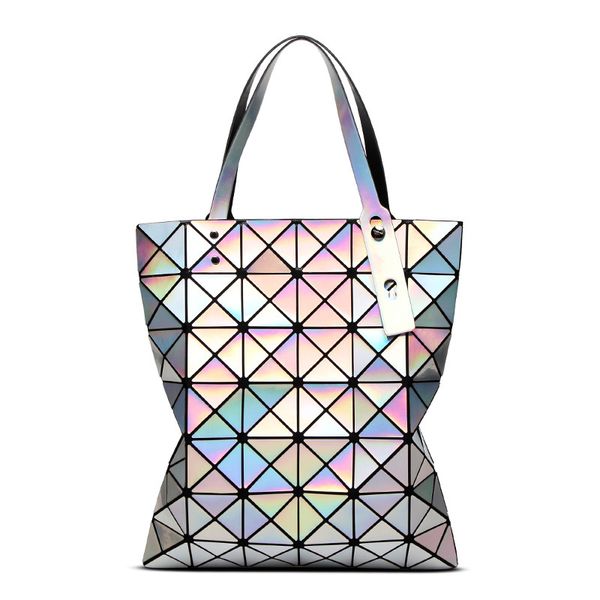 women's large-capacity holographic laser handbag diamond geometric deformation tote bag fashion casual tote women handbag
women's large-capacity holographic laser handbag diamond geometric deformation tote bag fashion casual tote women handbag