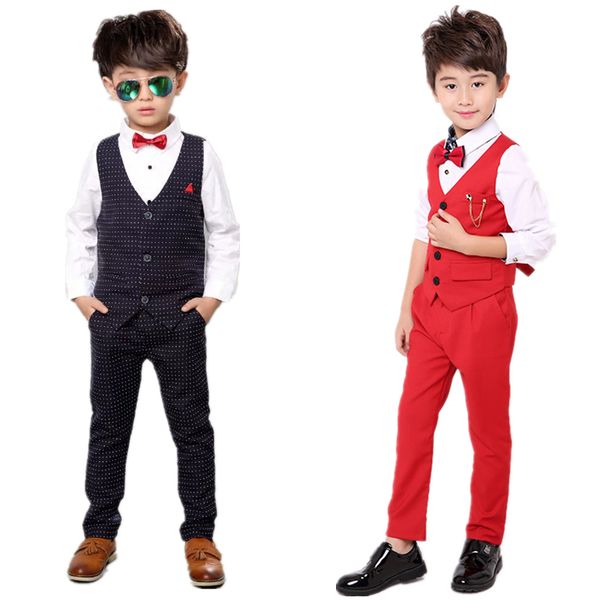 kids wedding birthday dress children piano prom performance costume flower boys formal tuxedo vest + pants 2pcs clothing set, White
kids wedding birthday dress children piano prom performance costume flower boys formal tuxedo vest + pants 2pcs clothing set, White