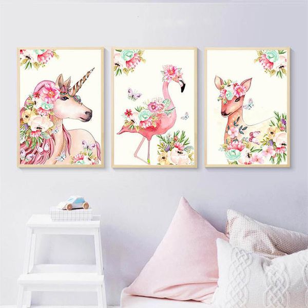 flower unicorn flamingo canvas poster wall art nursery print nordic decorative picture baby bedroom decoration cafe no frame
flower unicorn flamingo canvas poster wall art nursery print nordic decorative picture baby bedroom decoration cafe no frame