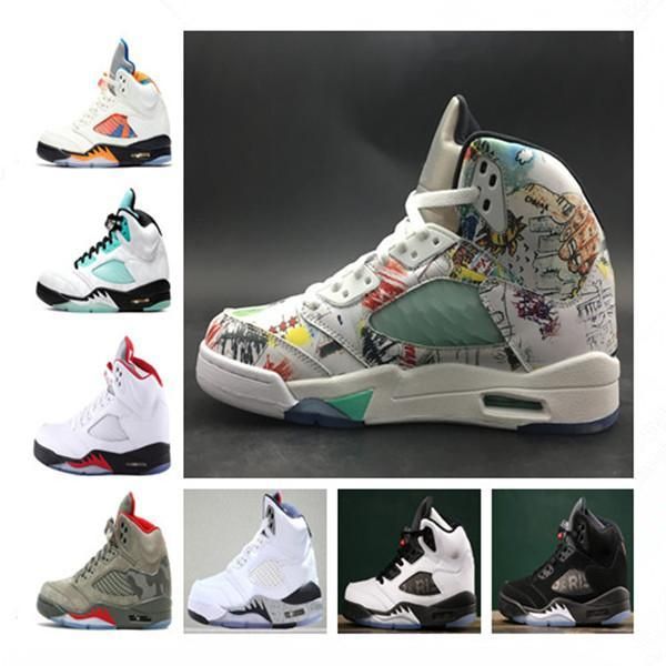 5s mens basketball shoes camo international flight white cement island green fire red fashion men shoes size 40-47 
5s mens basketball shoes camo international flight white cement island green fire red fashion men shoes size 40-47