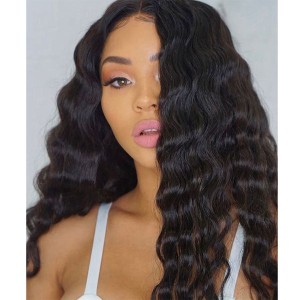 26 inch brazilian loose deep wave wig curly 360 lace frontal wig preplucked remy 13x6 lace front human hair wigs for black women, Black;brown
26 inch brazilian loose deep wave wig curly 360 lace frontal wig preplucked remy 13x6 lace front human hair wigs for black women, Black;brown