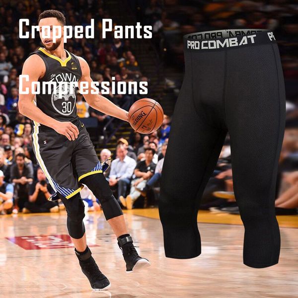 men's running sports tights pants basketball cropped compression leggings gym fitness sportswear trousers for men cropped pants, Black;blue
men's running sports tights pants basketball cropped compression leggings gym fitness sportswear trousers for men cropped pants, Black;blue