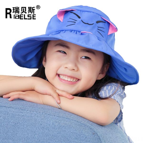 children's cap cap summer new baby cat empty cartoon cute basin hat baby cloth hat, Yellow
children's cap cap summer new baby cat empty cartoon cute basin hat baby cloth hat, Yellow