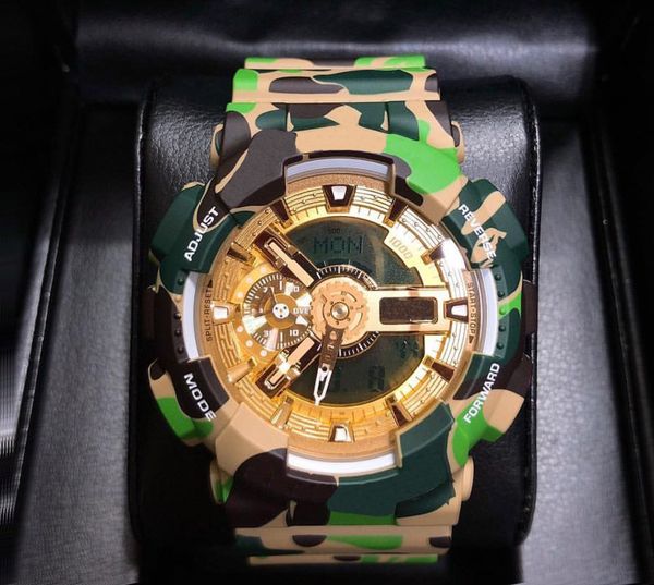 2020 camo green special limited men's sports watch factory wholesale luxury fashion rubber sports watches waterpoof chronograph, Slivery;brown
2020 camo green special limited men's sports watch factory wholesale luxury fashion rubber sports watches waterpoof chronograph, Slivery;brown