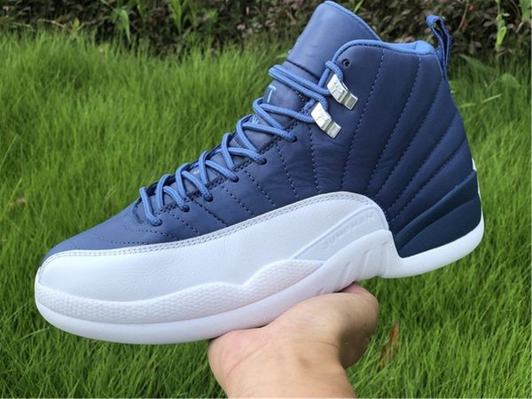 new men 12s basketball shoes 12 indigo designer luxury trainers shoes sports sneakers with box
new men 12s basketball shoes 12 indigo designer luxury trainers shoes sports sneakers with box