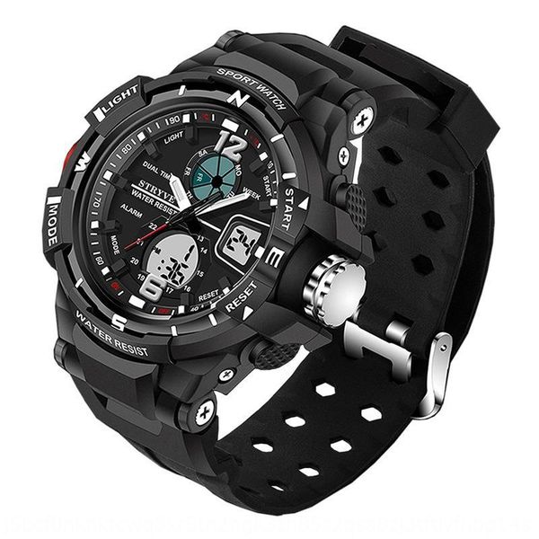 r5dub multi-functional sports dual-movement quartz electronic waterproof waterproof electronic watchwatch male and female student watch s801, Blue
r5dub multi-functional sports dual-movement quartz electronic waterproof waterproof electronic watchwatch male and female student watch s801, Blue