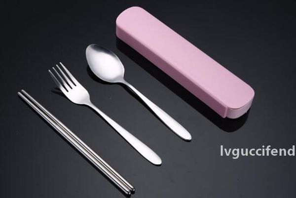 portable stainless steel camping tableware three-piece set spoon fork chopsticks travel outdoor set gift promotion
portable stainless steel camping tableware three-piece set spoon fork chopsticks travel outdoor set gift promotion