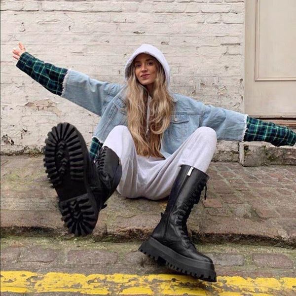 shujin bright leather motorcycle boots women's high boots winter long tube boot lady mid-calf low heel shoes cool cowboy, Black
shujin bright leather motorcycle boots women's high boots winter long tube boot lady mid-calf low heel shoes cool cowboy, Black