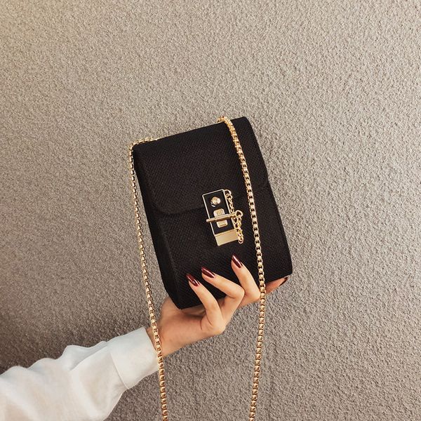 bag female 2020 new style simple casual women's canvas handbag shoulder chain messenger bag cool lock phone
bag female 2020 new style simple casual women's canvas handbag shoulder chain messenger bag cool lock phone
