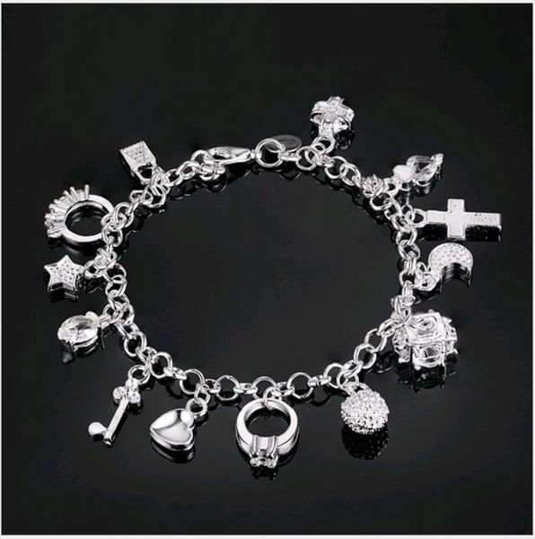 13pcs подвеска подвеска браслет серебро 925 гальванического cross key star рука украшения link chain 8inch долго, Golden;silver
13pcs подвеска подвеска браслет серебро 925 гальванического cross key star рука украшения link chain 8inch долго, Golden;silver