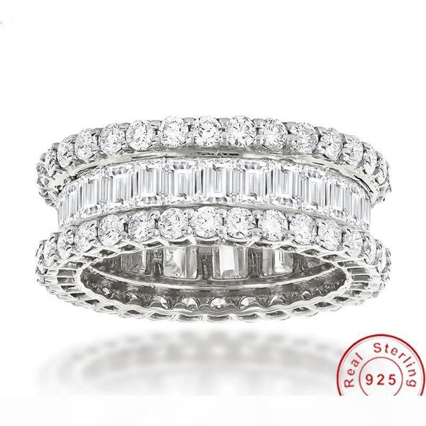 boulevard eternity promise ring 925 sterling silver diamond party wedding band rings for women jewelry, Slivery;golden 
boulevard eternity promise ring 925 sterling silver diamond party wedding band rings for women jewelry, Slivery;golden