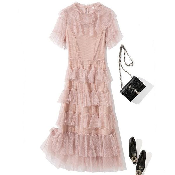 high-end fairy cake dress by european celebrities 2020 summer new goddess elegant perspective mesh princess dress, Black;gray
high-end fairy cake dress by european celebrities 2020 summer new goddess elegant perspective mesh princess dress, Black;gray