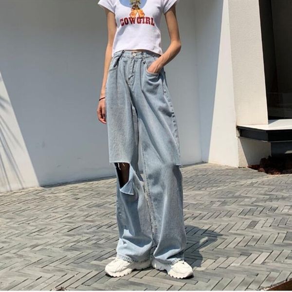 women's jeans woman ripped clothes high waisted 2021 summer streetwear baggy wide leg vintage fashion stretch harajuku straight pants, Blue
women's jeans woman ripped clothes high waisted 2021 summer streetwear baggy wide leg vintage fashion stretch harajuku straight pants, Blue