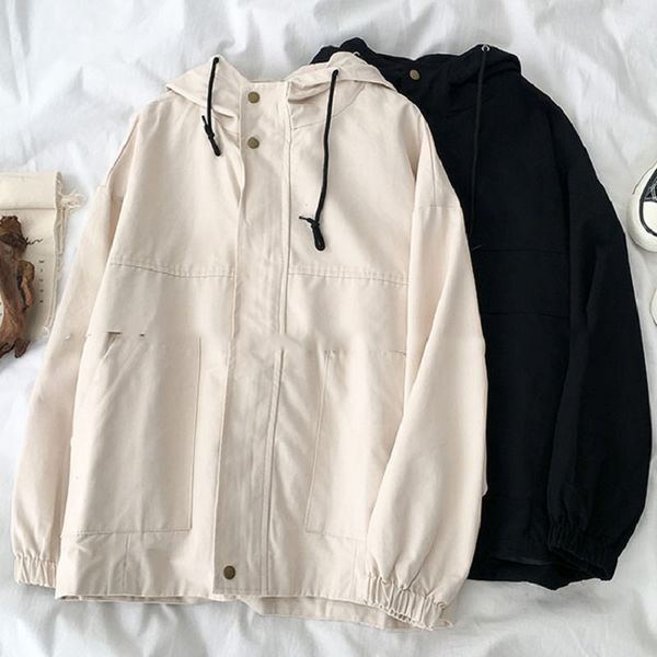 vintage women's hoodie jacket winter new style korean casual loose cargo jacket harajuku zipper solid color women's, Black;brown
vintage women's hoodie jacket winter new style korean casual loose cargo jacket harajuku zipper solid color women's, Black;brown