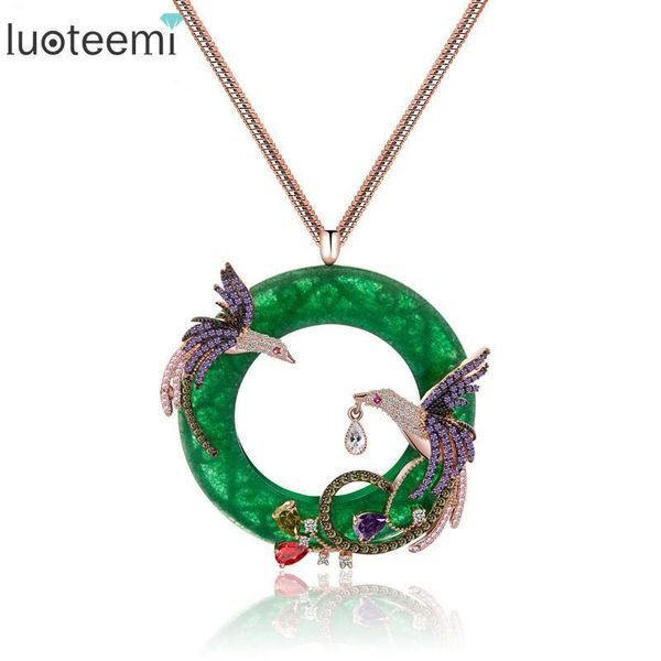 luoteemi new design atmosphere elegant big round cz pendant necklace with mirco 2pcs multi phoenix zircon jewelry rose&white gold color, Silver
luoteemi new design atmosphere elegant big round cz pendant necklace with mirco 2pcs multi phoenix zircon jewelry rose&white gold color, Silver