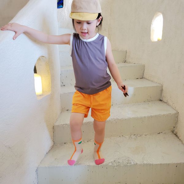 first sight first love summer new high elastic colorful camisole for boys and vest vest girls sleeveless, Blue
first sight first love summer new high elastic colorful camisole for boys and vest vest girls sleeveless, Blue